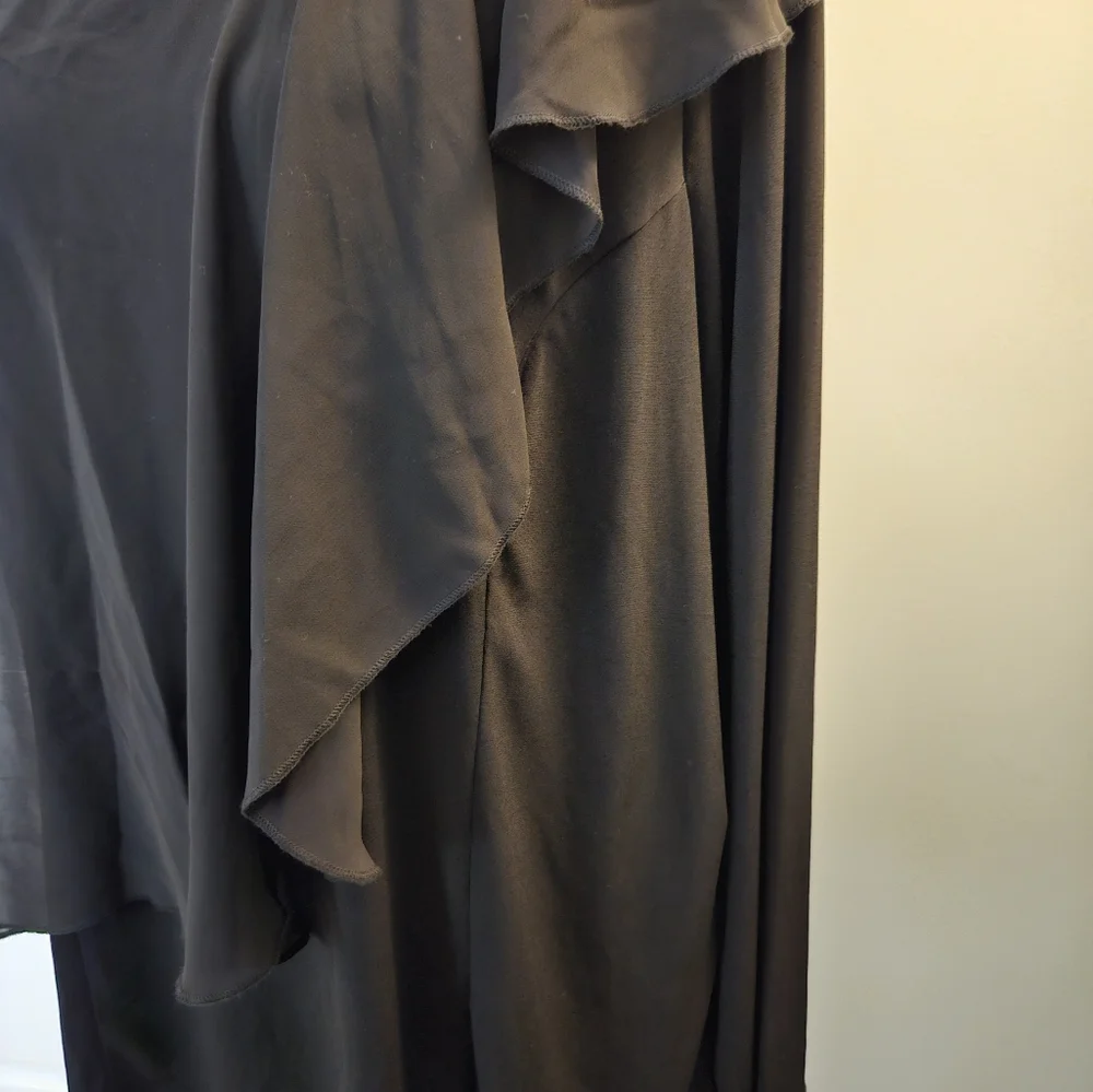 Simonton Says Women's Size 1x Black Long Sleeve Blouse with Embellished Detail - Picture 5 of 12